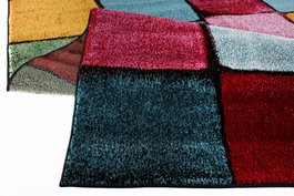 Conceptum Alfombra Renkli Kare Multicolor 200 x 290 cm